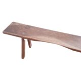 Rustic oak bench
