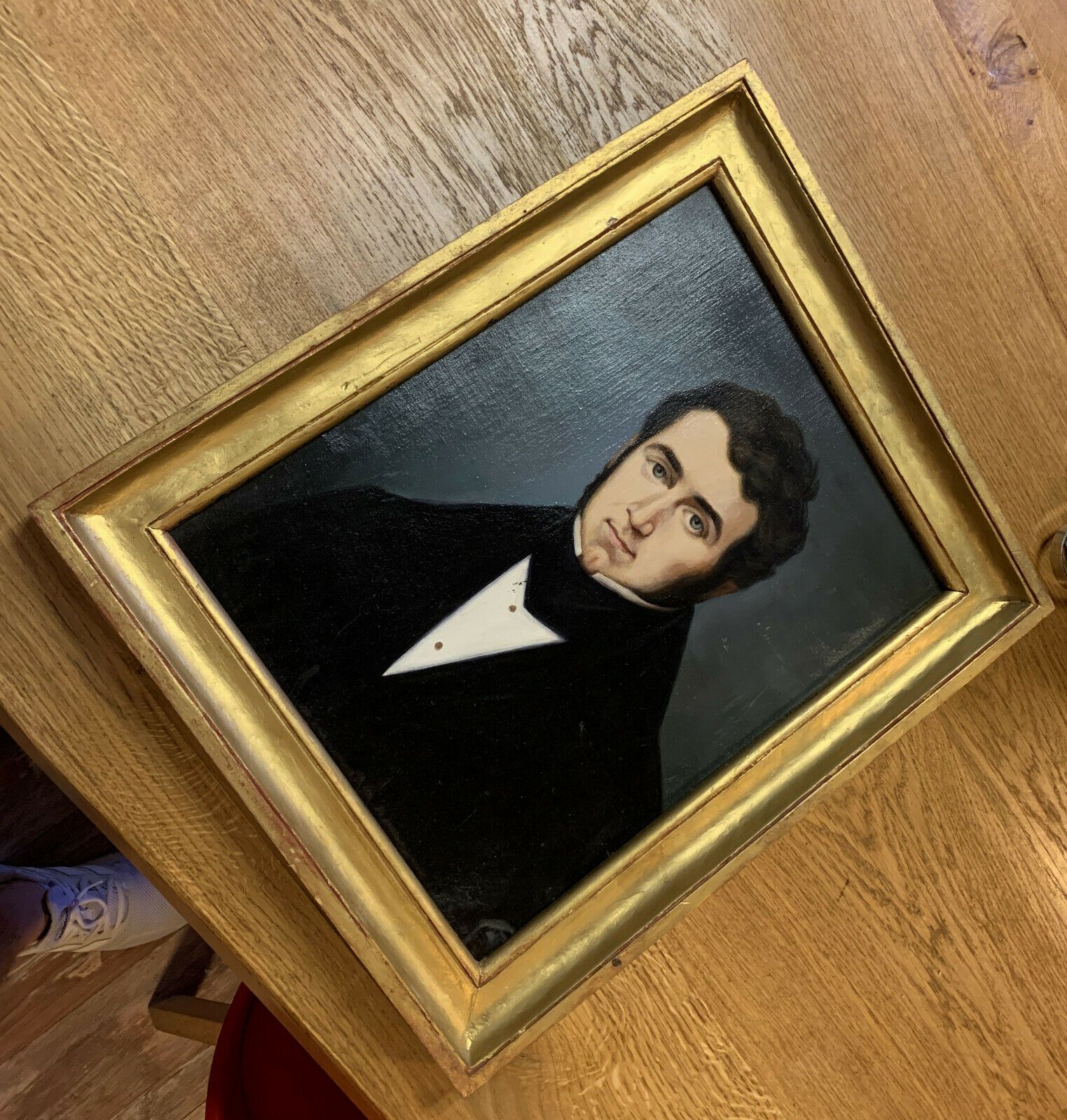 French School around 1880 oil on canvas depicting a notable historical figure (G)
