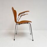 Wooden 3207 chair by Arne Jacobsen for Fritz Hansen, 1980s