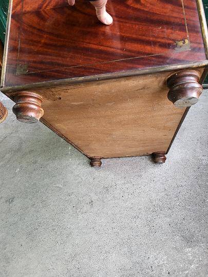 Mahogany and brass boat chest trunk the great pacific s fran