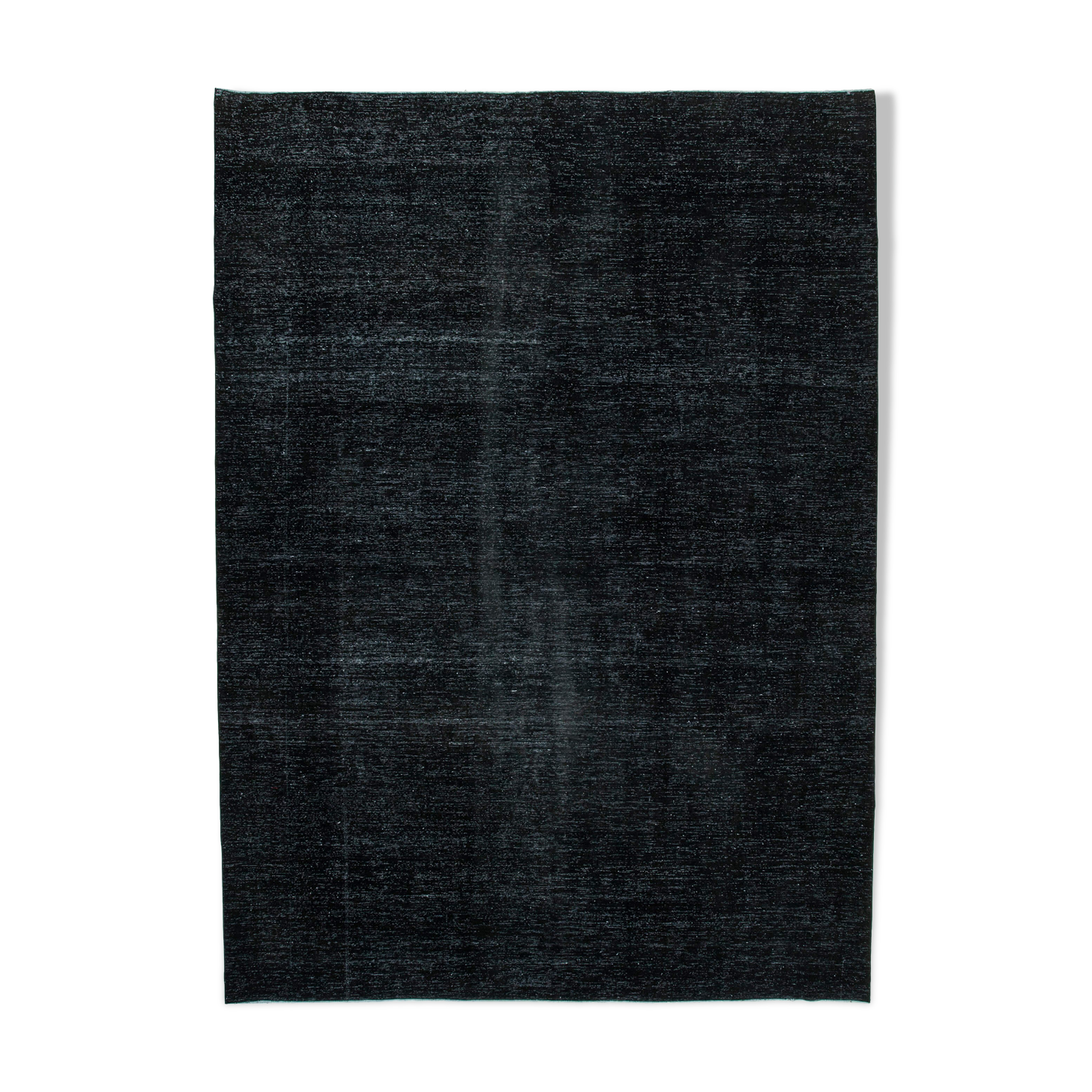 Handmade Oriental Overdyed 293 cm x 407 cm Black Wool Carpet
