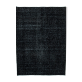 Tapis oriental surteint fait à la main 293 cm x 407 cm tapis en laine noire