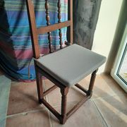 Set of 6 antique hazelwood chairs, 17th–18th century