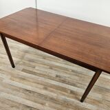 Scandinavian extendable teak table 70s