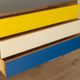 Exclusive mid-century style sideboard with stainless steel base, 1960s