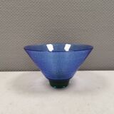 Glass bowl, by Lena Hansson for Hadeland glassworks Norway 1970s.