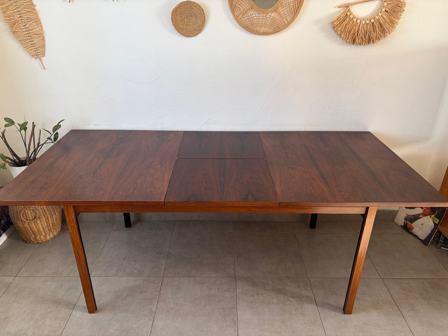 Vintage designer extendable table