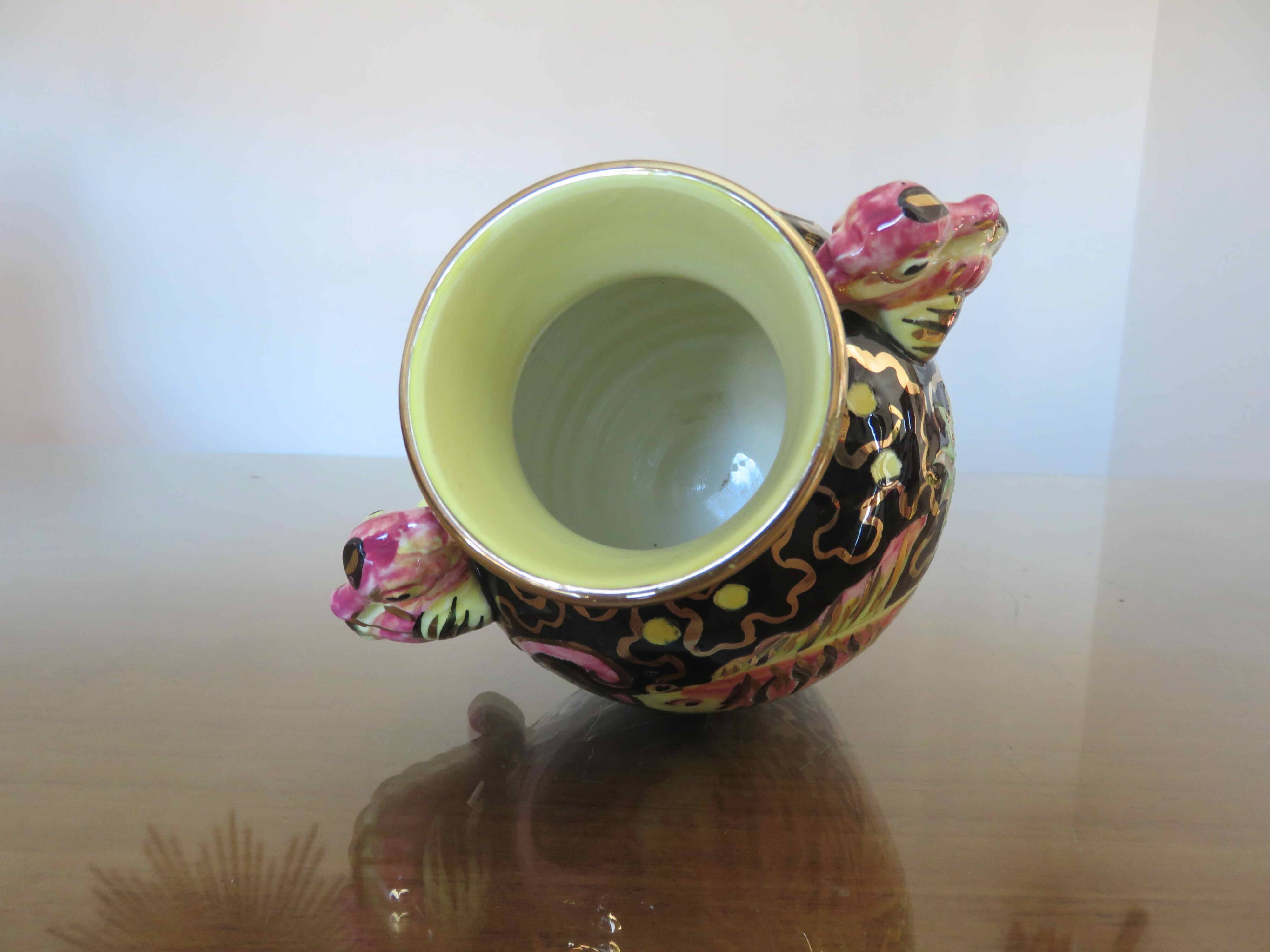 Vase "Seahorse" Cerart Monaco signed and numbered