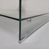 Coffee table, molded glass