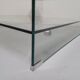 Table basse,  verre moulé