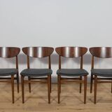 Mid-Century Danish Dining Chairs, 1960s, Set of 4