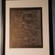 Tableau Vintage Art Optique - Victor Vasarely - Frame 50x40cm