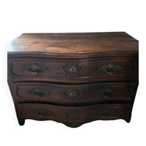 Commode ancienne style - noyer massif