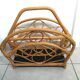 Rattan magazine holder