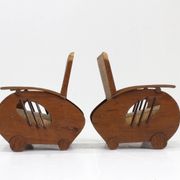 Ensemble de fauteuils en rotin tressé au design Art déco, années 1930, Italie
