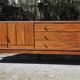 Rosewood enfilade, 1960s.