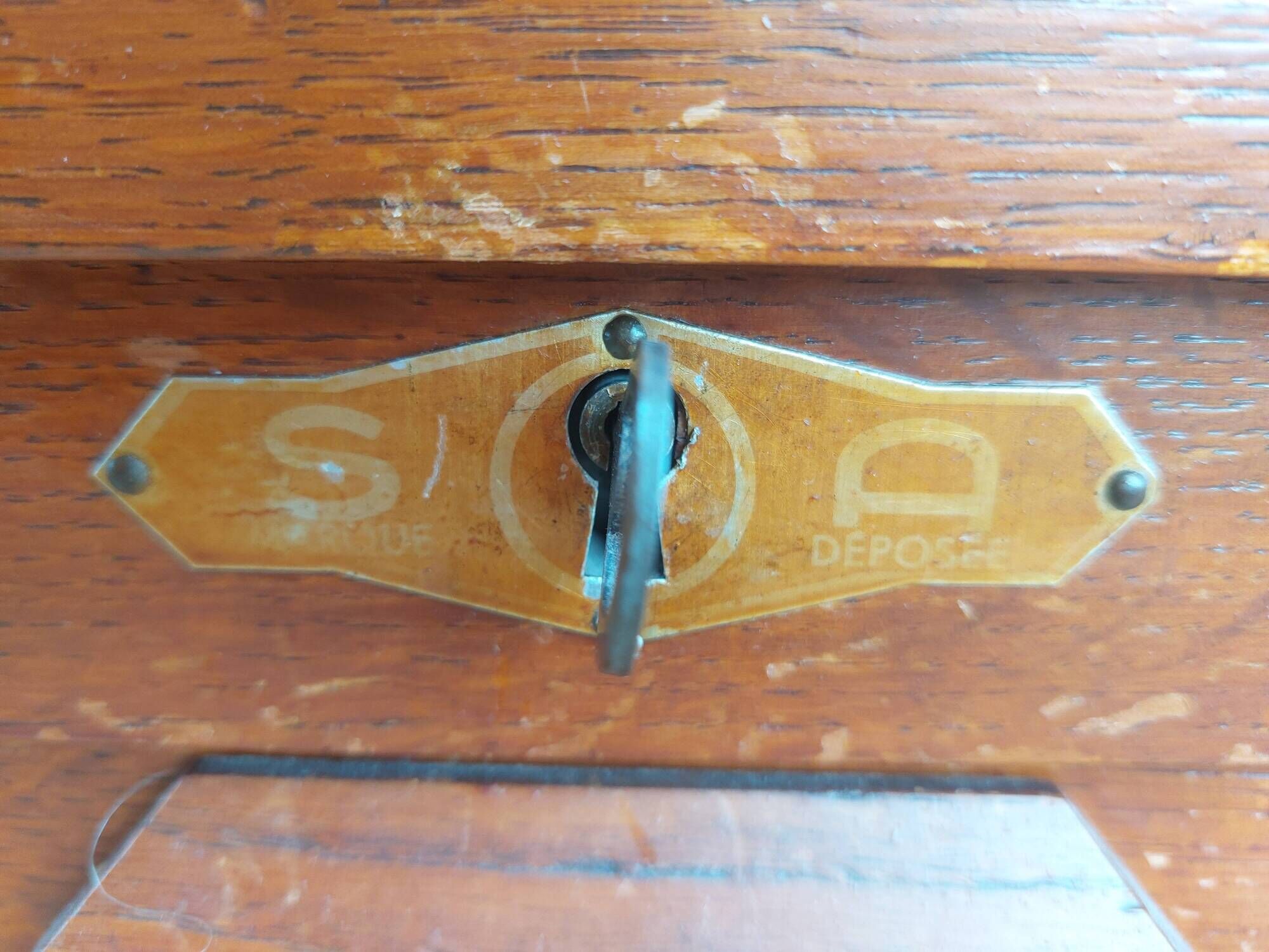 Small piece of furniture, roll-top filing cabinet