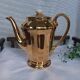 Vintage moka service in gilded porcelain for coffee, 1950s-1970s.