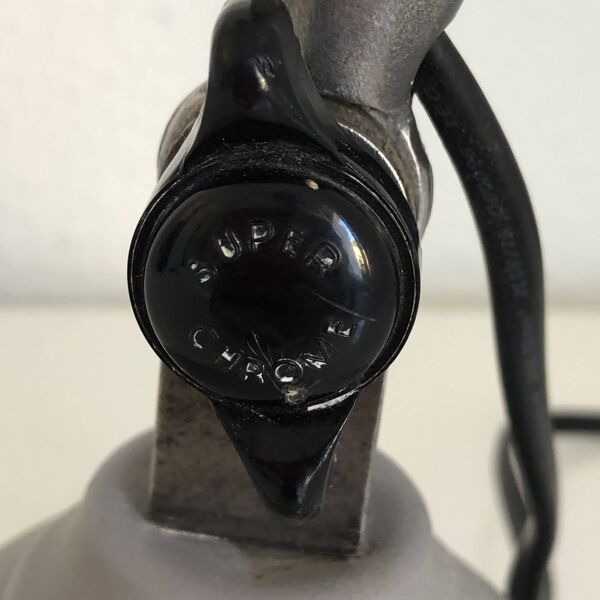 Lampe vintage 1950 industrielle atelier bureau Super Chrome - 60 cm