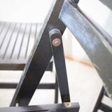 5 x chaises pliantes vintage