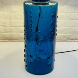 Lampe de table en verre, suède 1960's