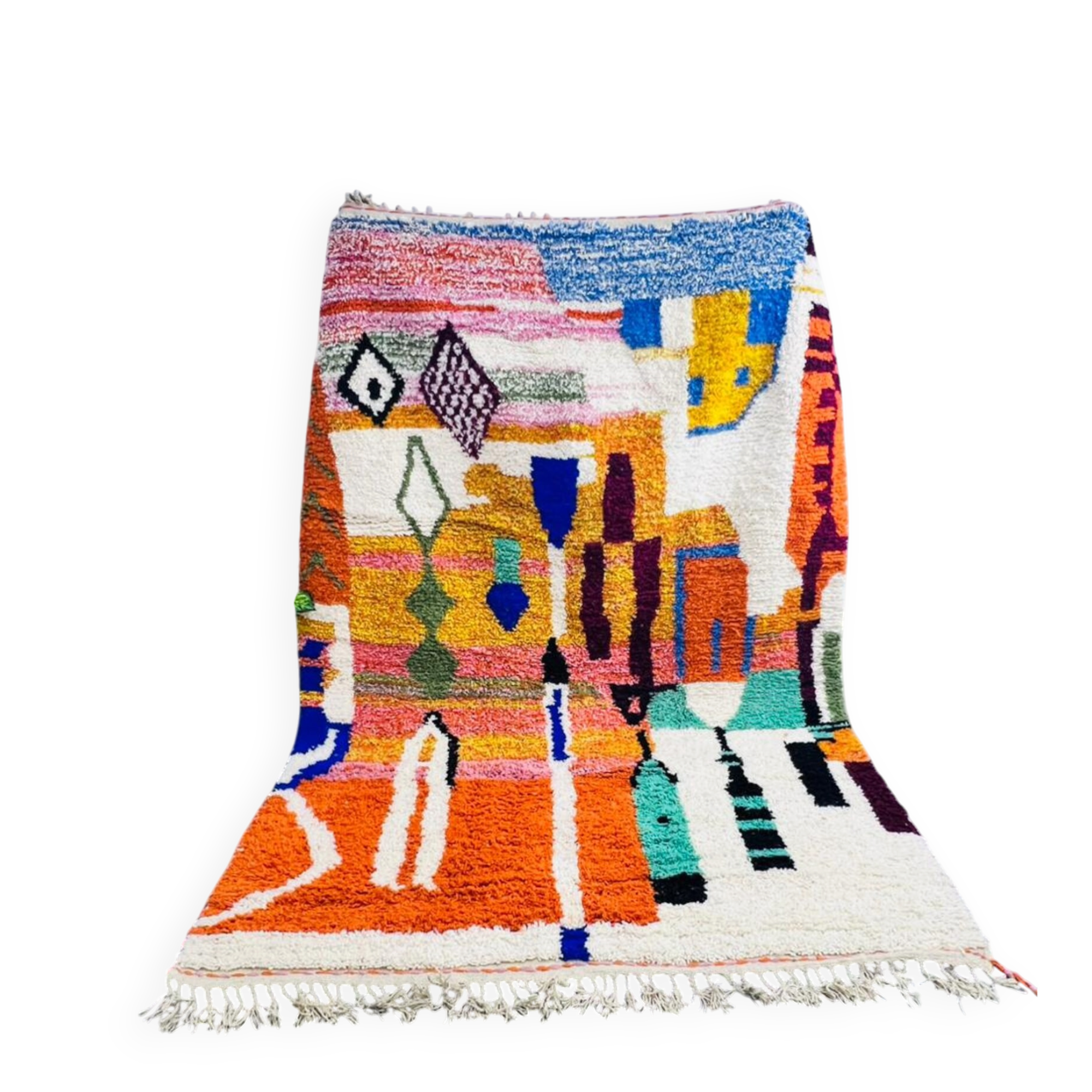 Handmade Berber rug in wool 150cm/250cm
