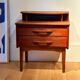 Vintage Scandinavian bedside table in teak "Nils"