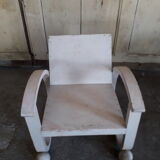 Chair and table for child art deco