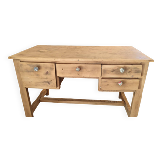 Old and charming wooden desk