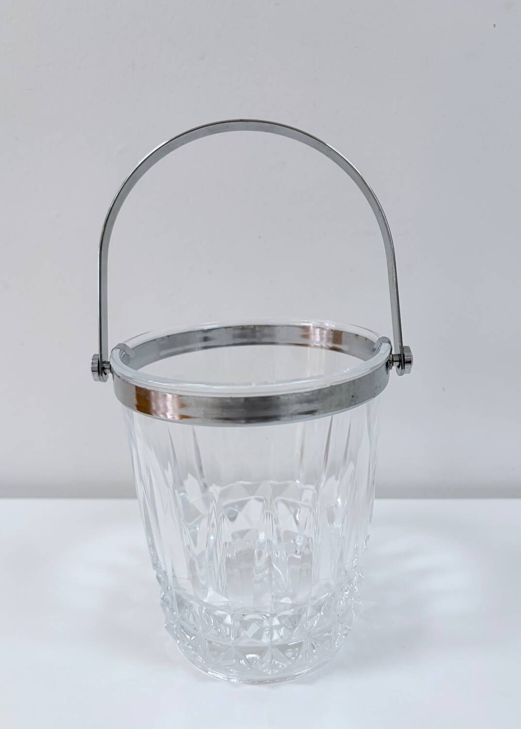 Crystal ice bucket from Arques, 1970s