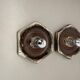 Modernist fat lava ceramic wall lamps by Pan Ceramics, Germany, 1970s, set of 2