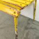 Chaise industrielle vintage jaune, années 1960