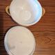 Oval serving dish and soup tureen in Limoges porcelain GDA ("Viviane")