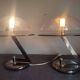 Lampes de table en verre Murano vintage