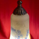 Art Deco lamp, in bronze, 1930s