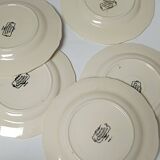 Assiettes à dessert Sarreguemines Obernai