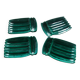 4 Vallauris green plates