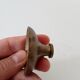 Pair of antique Empire furniture knobs from the 19th century in solid bronze.