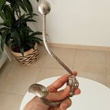 Patère porte manteau mural ancien en acier