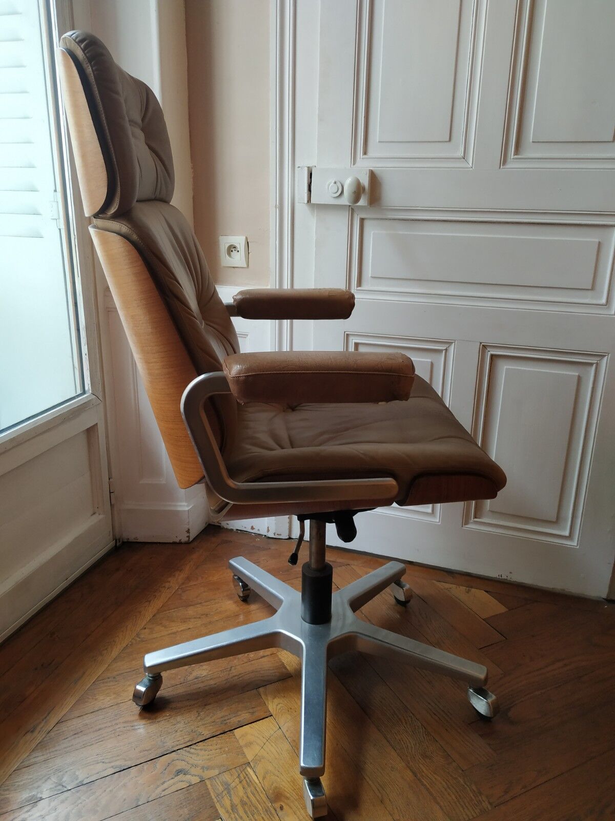 Steering chair leather Stoll Giroflex