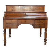 Louis Philippe cylinder desk in walnut from the 19th century.