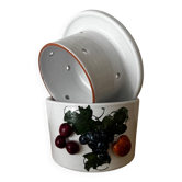 Beurrier à eau fruits en relief