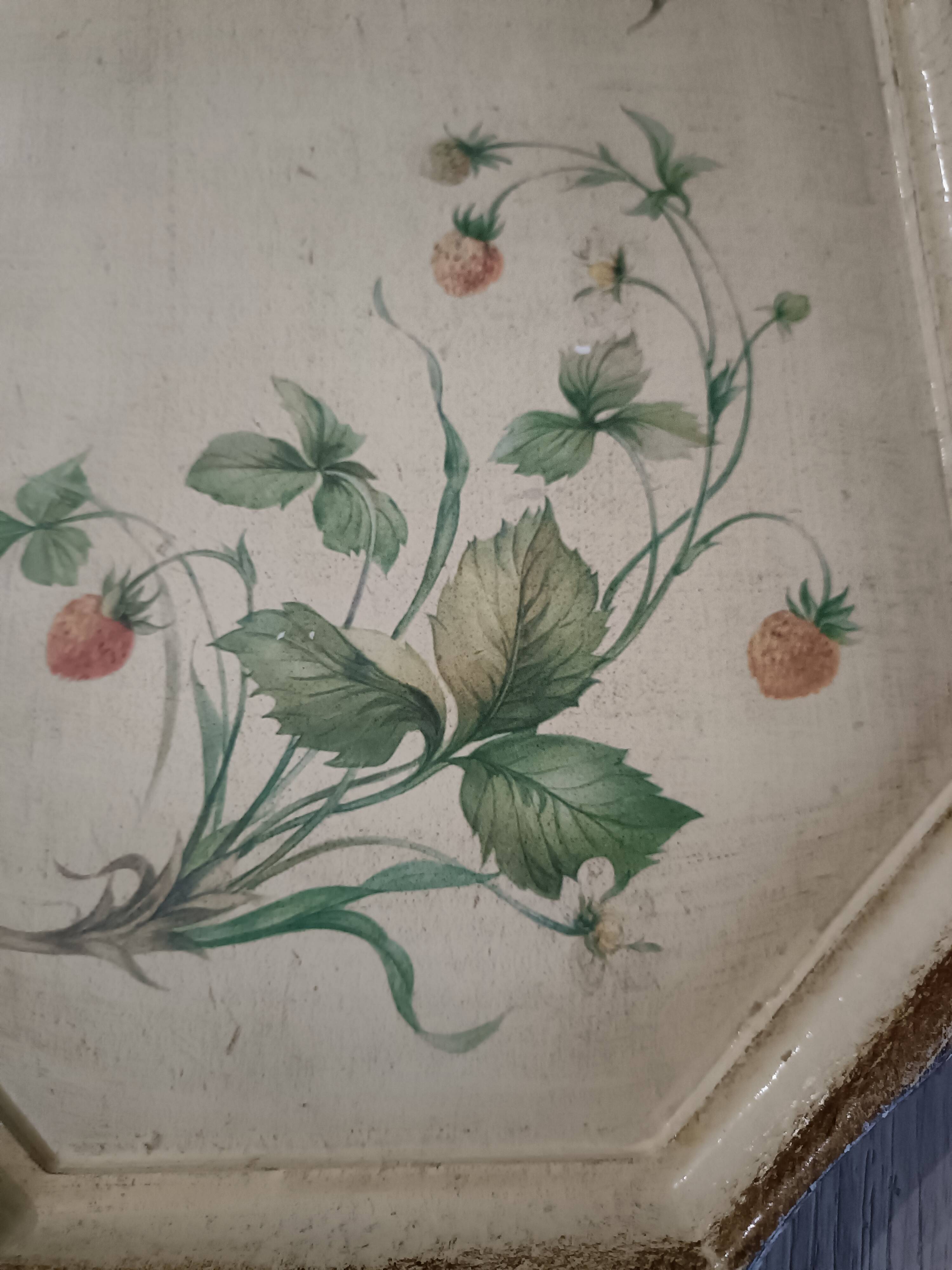 Vintage papier mache tray