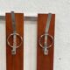 Porte-manteau mural vintage, crochets de l'ère spatiale, années 1970 Pays-Bas