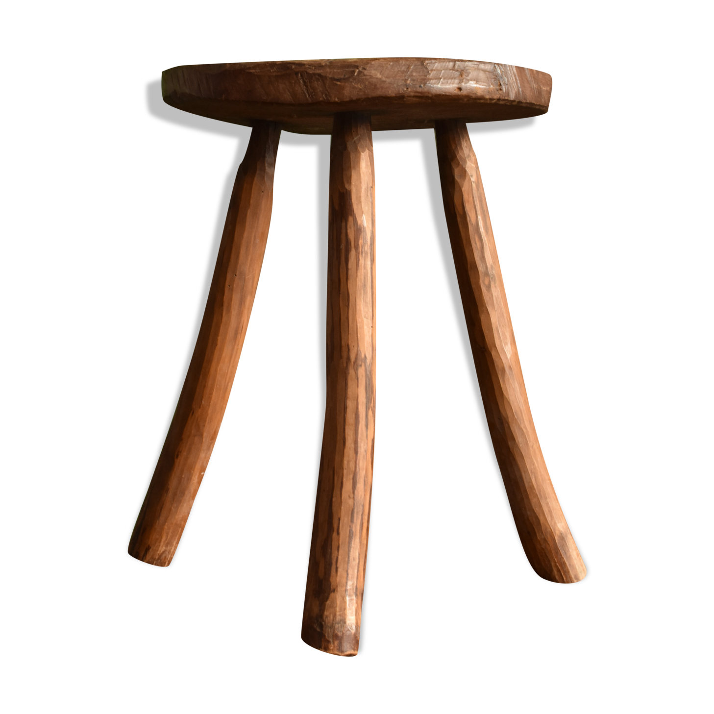 Tripod brutalist stool