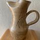 Large ceramic pitcher enamelled 70s Vallauris