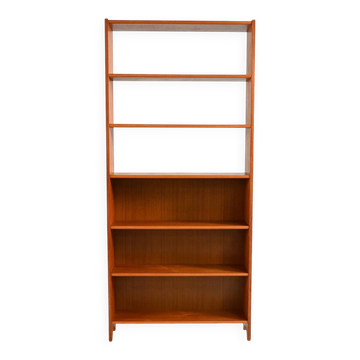 Bibliothèque en teck scandinave, années 1950/1960