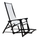 Vintage Italian design folding deck chair 1970s