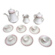 Limoges porcelain coffee service for Maison Baritel Lyon circa 1900