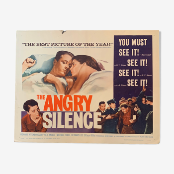 Affiche originale film américain Vintage 1960' populaire